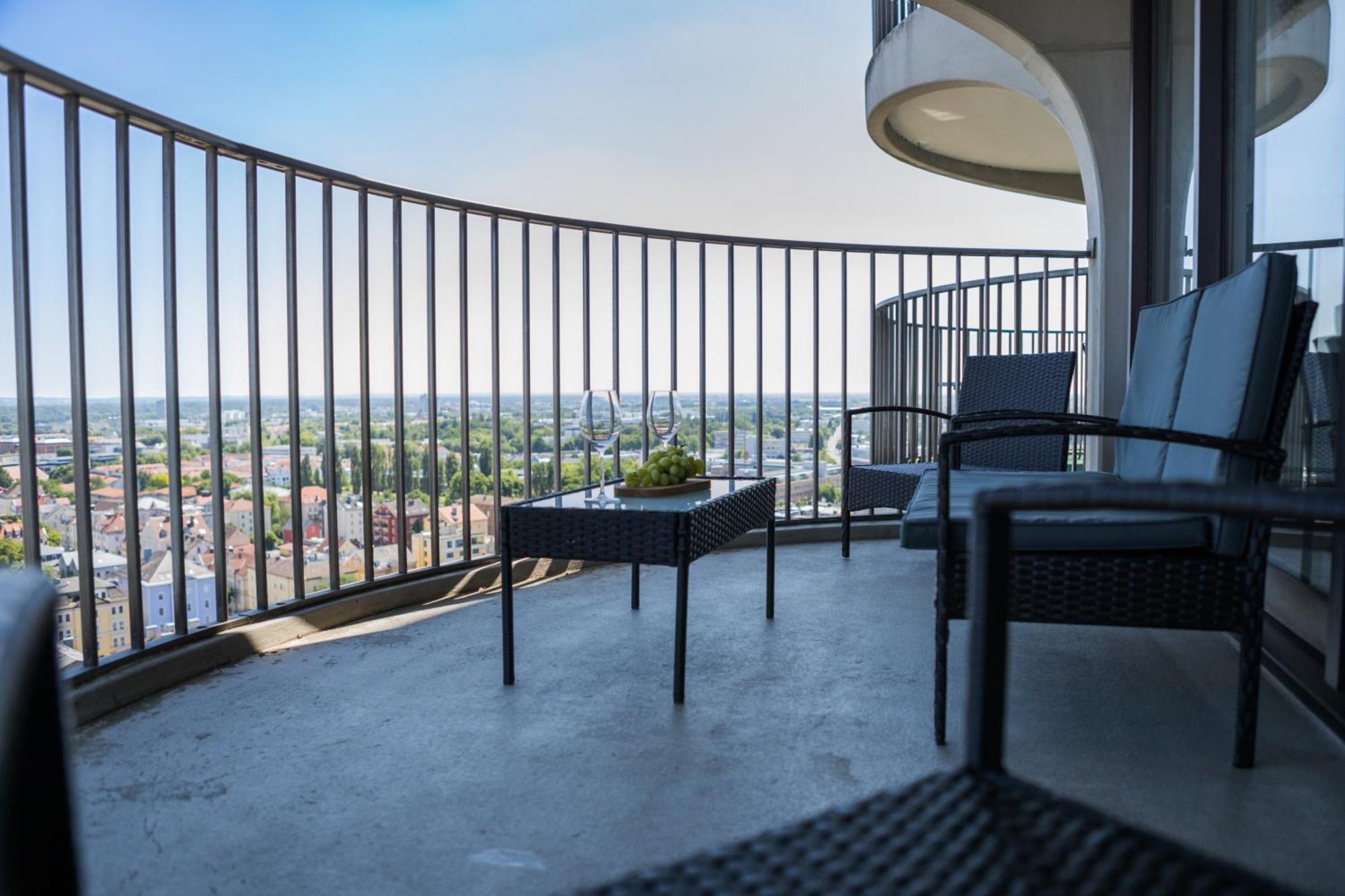 Fresh Apartment - 20Th Floor - Netflix - Center اوغسبورغ المظهر الخارجي الصورة